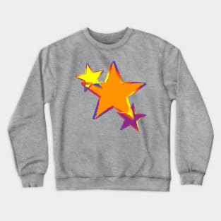 Colorful Stars Crewneck Sweatshirt